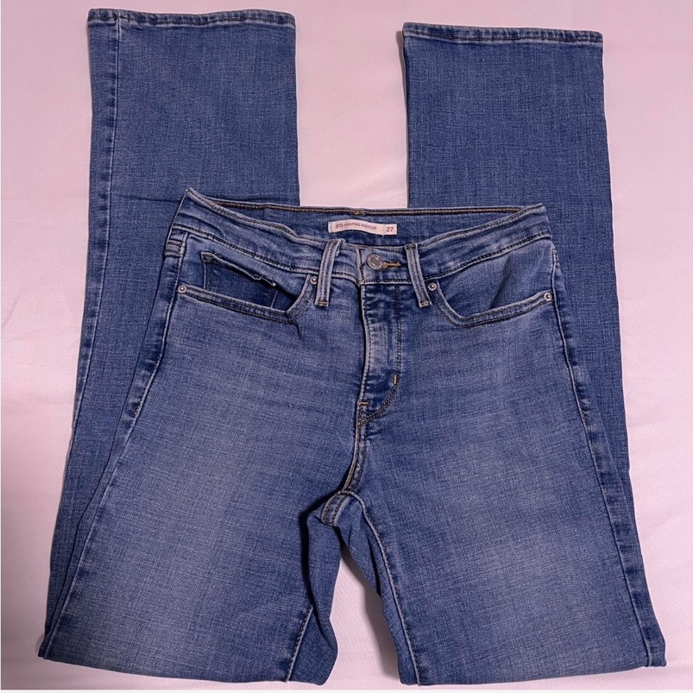 Levi's Women's Shaping Bootcut Jeans in Denim Blue